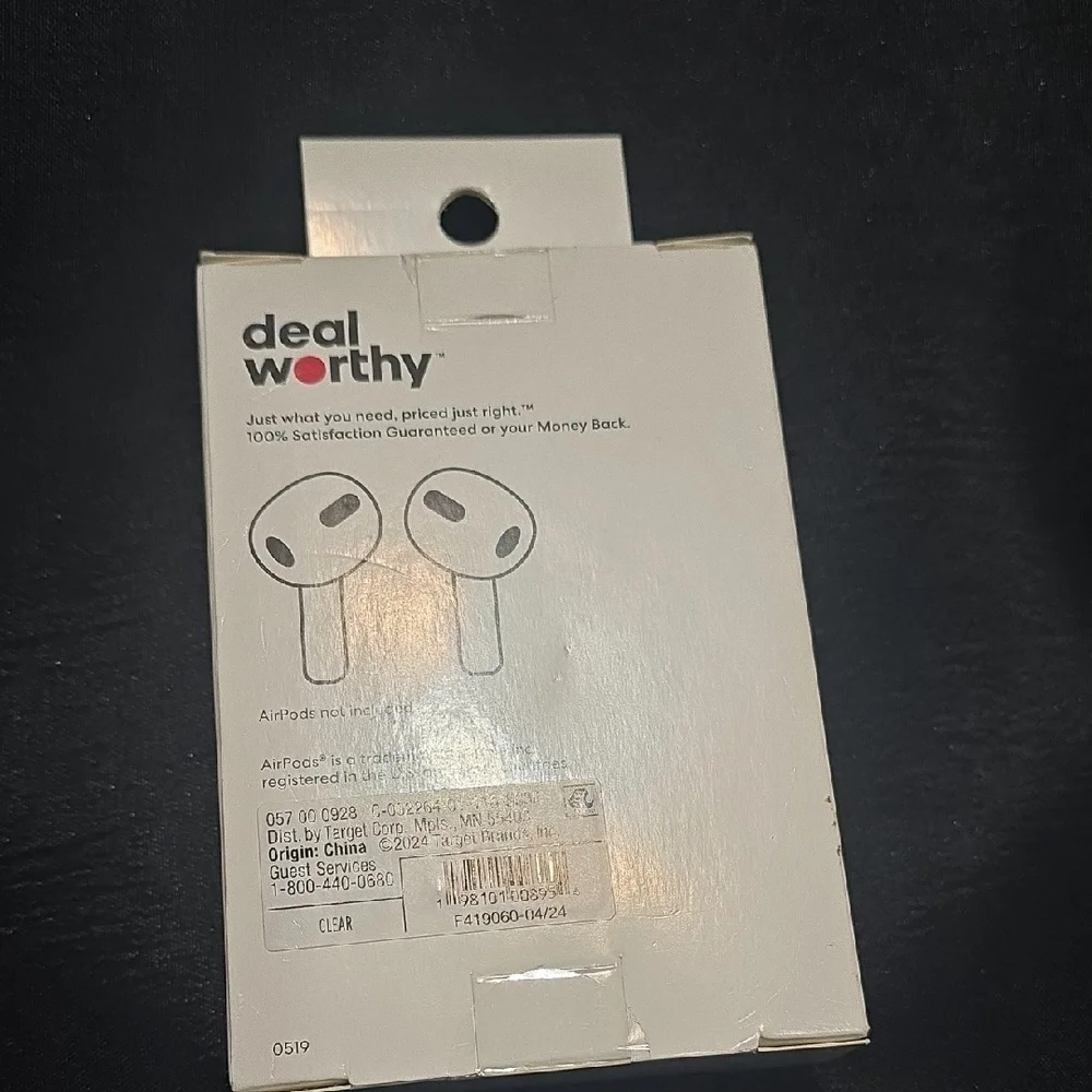 White Earbud Case Cover for AirPods 3rd Gen